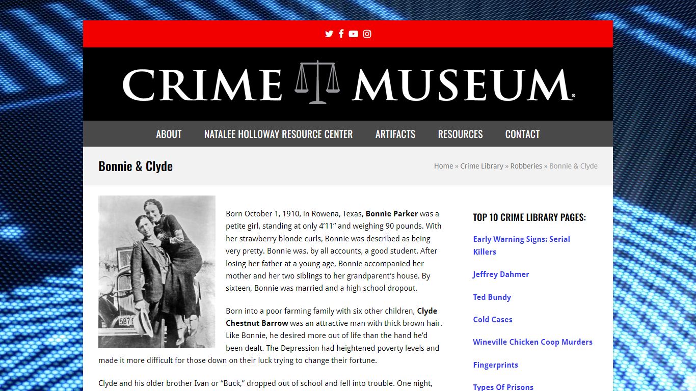 Bonnie & Clyde - Crime Museum